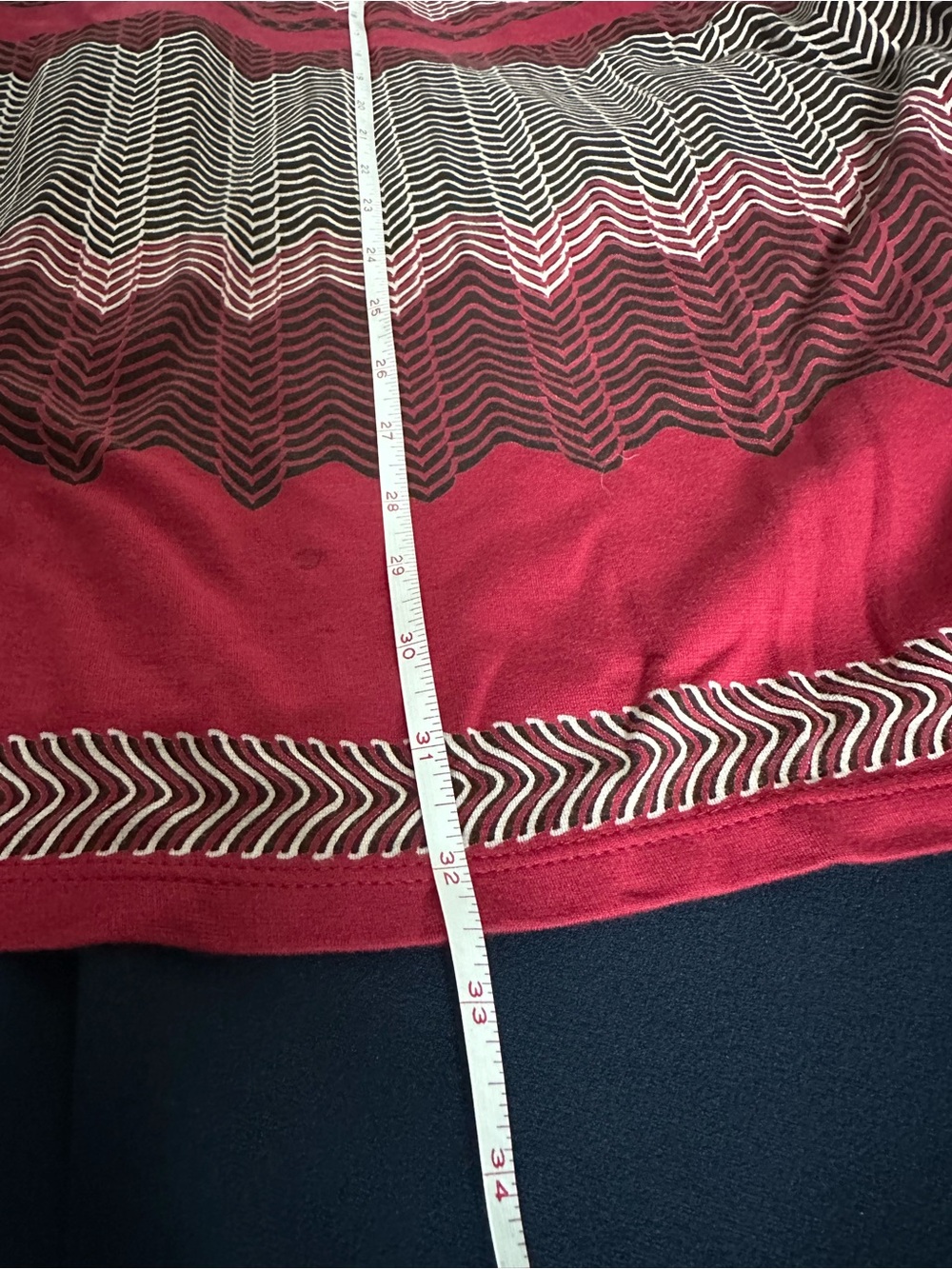 Sophie Max Sleeveless Shift Dress in Wine, Black & White Geometric Print - Picture 12 of 12